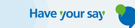 Image showing Have Your Say branding