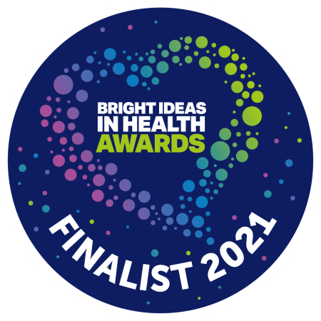 The bright ideas in health awards logo.